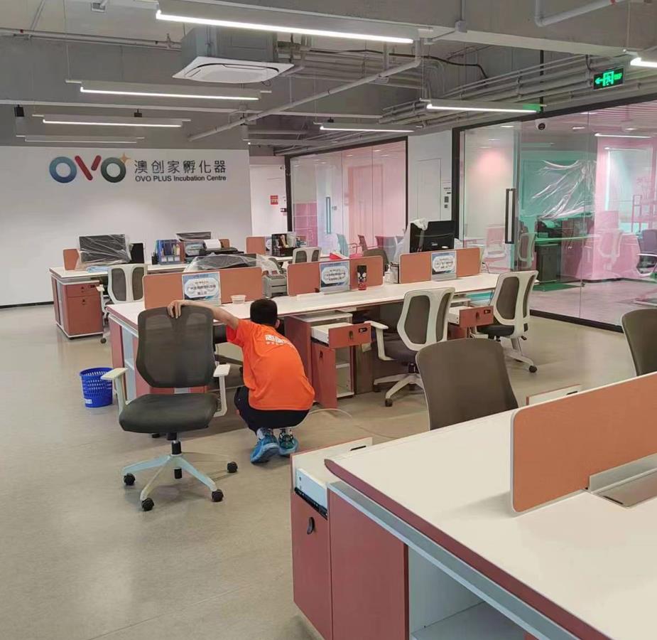 澳創(chuàng)家孵化辦公區(qū)域除甲醛