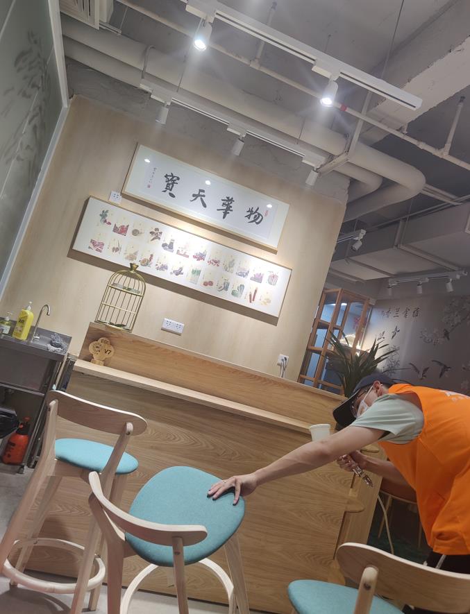 廣州天河體育東膳食館除甲醛